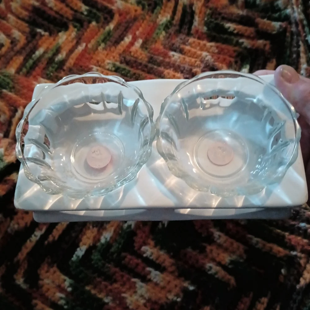 Vintage elegant glass